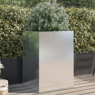 Detailed information about the product Planter Silver 52x48x75 cm Stainless Steel