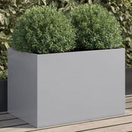 Detailed information about the product Planter Silver 62x40x39 cm Galvanised Steel