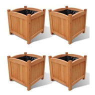 Detailed information about the product Planters 4 Pcs 30x30x30 Cm