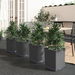 Planters 4 pcs Black 30x30x37 cm Polypropylene. Available at Crazy Sales for $159.95