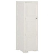 Detailed information about the product Plastic Cabinet 40x43x125 Cm Wood Design Angora White