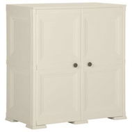 Detailed information about the product Plastic Cabinet 79x43x85.5 Cm Wood Design Vanilla Ice.