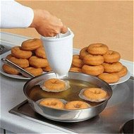 Detailed information about the product Plastic Doughnut Machine Mold Pastry Making Bakeware DIY Baking Tool (1 PC White)