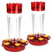 Plastic Hummingbird Feeders for Outdoors Hanging Ant and Bee Proof,2 Pack Hummingbird Feeder with 5 Feeding Ports and Perches,Built-in Ant Moat. Available at Crazy Sales for $14.99