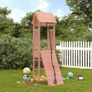 Detailed information about the product Playhouse with Climbing Wall Solid Wood Douglas