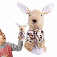 Detailed information about the product Plush Animal Hand Puppets Boxing Kids Kangaroo Playtime Animal Birthday Christmas Gifts