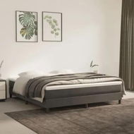 Detailed information about the product Pocket Spring Bed Mattress Dark Grey 152x203x20 cm Queen Velvet