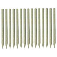 Detailed information about the product Pointed Fence Posts 15 Pcs Impregnated Pinewood 4x150 Cm