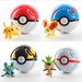 Pokeball Playset Battle Ball Action Figures Main Ball Pocket Monster Toys Action Figure For Childrens Toy Set (4PCS Playset). Available at Crazy Sales for $19.99