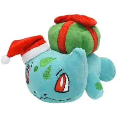 Pokemon Bulbasaur Christmas Holiday Plush Collectible Quality Soft Stuffed Toy