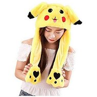 Detailed information about the product Pokemon Ear Moving Jumping Hats, Unique Warm Plush Rabbit Pinch Airbag Funny Caps
