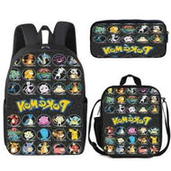 Detailed information about the product Pokemon Schoolbag Set: Pikachu Backpack, Shoulder Bag, and Pencil Case