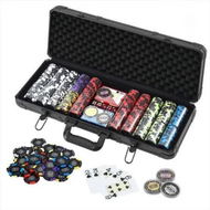 Detailed information about the product Poker Chip Set 500PC 14g Chips Casino Gambling Party Game Dice Cards