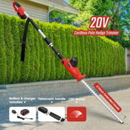 Detailed information about the product Pole Hedge Trimmer Cordless Electric Extendable Long Reach Rechargeable Garden Tool Telescopic Handle 20V