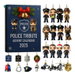 Police Tribute Advent Calendar 2025, with 24 Days Police Tribute Ornaments, Countdown Calendar for Christmas. Available at Crazy Sales for $19.95