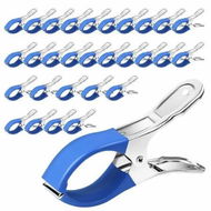 Detailed information about the product Pool Cover Clips for Above Ground Pools,30 Pcs 4.7 Inch Stainless Steel Pool Cover Clamps,Windproof Clips for Above Ground Pool Cover