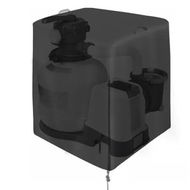 Detailed information about the product Pool Filter Cover for Intex Sand Filter Pump, Waterproof Pool Pump Cover Above Ground for Most 13 to 16in Filter, 84 x 61 x 86 CM