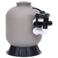 Detailed information about the product Pool Sand Filter with Side Mount 6-Way Valve Grey