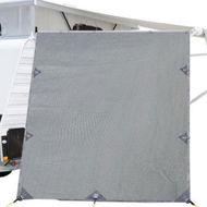 Detailed information about the product Pop Top Caravan Privacy Screen 2.1 X 1.8m Sun Shade End Wall Roll Out Awning.