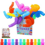 Detailed information about the product Pop Tubes Sensory Fidget Toys 24 Pack Fine Motor Skills & Learning For Toddlers For Kids Learning Toys.