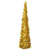 Detailed information about the product Pop-up Artificial Christmas Tree Gold 180 cm PET