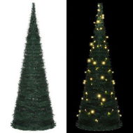 Detailed information about the product Pop-up String Artificial Christmas Tree with LED Green 180 cm