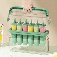 Detailed information about the product Popsicle Molds 6 Cavities Ice Pop Molds with Lid and Bin, Popsicle Molds for Kids, Ice Cream Mold Maker with Popsicle Sticks