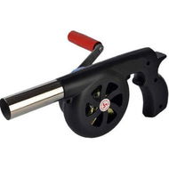 Detailed information about the product Portable Air Blower With Speed Control Manual Handle And Metal Fan Blade For Outdoor BBQ Camping