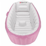 Detailed information about the product Portable Baby Inflatable Bathtub Thickening Folding Washbowl Tub-Pink/BluePink