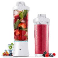 Detailed information about the product Portable Blender,270 Watt for Shakes and Smoothies Waterproof Blender USB Rechargeable with 20oz Blender Cups with Travel Lid (White,20oz)