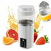Portable Blender,Small Smoothie & Shake Maker with 12 Blades,4-Speed Adjustable Function and Rechargeable Mini Juice Mixer for Office Home White. Available at Crazy Sales for $24.95