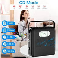 Detailed information about the product Portable Bluetooth CD Player with Speakers, Walkman FM Radio CD Player for Home with LCD Display Handle Design Support USB AUX Playback