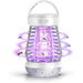 Portable Bug Zapper 3 in 1 Outdoor Rechargeable Mosquito Killer, Compact Bug Zapper with Light, Small Fly Insects Lamp Trap for Garden Yard (White). Available at Crazy Sales for $24.95