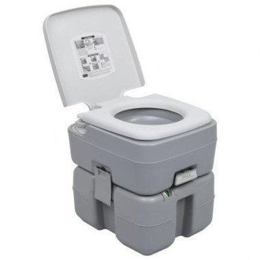 Portable Camping Toilet Grey 20+10L.