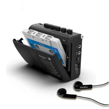 Portable Cassette Player and Tape Cassette Recorder with Built in Microphone