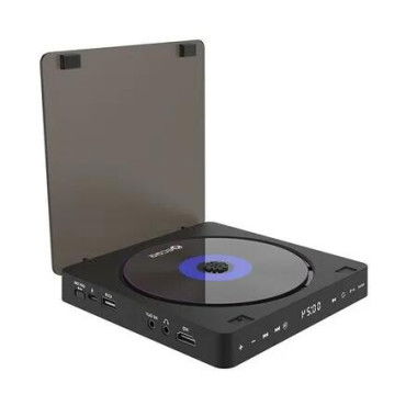 Portable CD and DVD Player with HDMI, AV, and USB Connectivity - Playback on TV or Projector (Excludes Blu-ray DVDs)