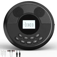 Detailed information about the product Portable Cd Player Bluetooth,Rechargeable Walkman Cd Player With Speakers And Headphones,Cd/Usb/Bt Playable Color Black