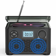 Detailed information about the product Portable CD Player Boombox with Bluetooth,CD Players for Home with Stereo Speakers,Rechargeable Boom Box CD Player with FM Radio,Support CD/MP3,USB/TF Card,Headphone Jack