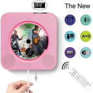 Detailed information about the product Portable CD Player with Bluetooth, Wall Mountable CD Players Music Player Home Audio with Remote Control FM Radio, Pink