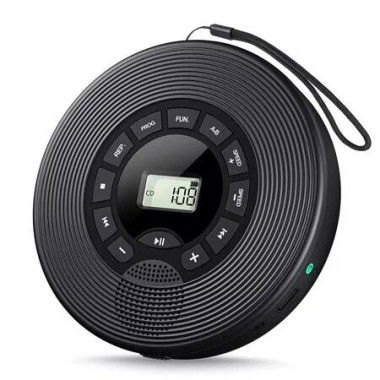 Portable CD Player with Bluetooth,Rechargeable CD Player for Car with Speakers, Walkman CD Player