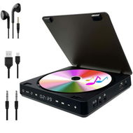 Detailed information about the product Portable CD Player With Headphone Rechargeable CD Player For Car With AUX Cable Support CD USB Dual Headphones Design Shockproof Protection Touch Buttons LED Display