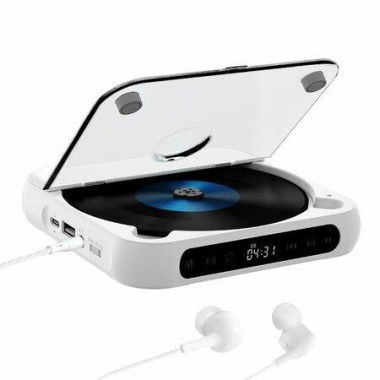 Portable CD Player,Personal CD Players with Bluetooth,Rechargeable Small CD Player with Headphones,LCD Touch Screen & Anti-Skip/Shockproof