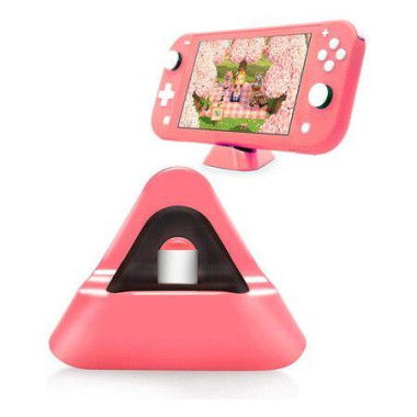 Portable Charging Dock For Switch Lite And SwitchCharging Stand Station Pink