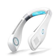 Detailed information about the product Portable Cool Neck Fan Rechargeable Battery Powered Portable Wearable 360 Degree Fan 2000mAh Bladeless Personal Fan 3 Speeds Color White