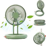 Detailed information about the product Portable Desk Fan - Foldable And Rechargeable Super Quiet 3-Speed Battery Operated Fan For Office And Home (Green)
