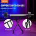 Portable DJ Table with Double-X Braced Keyboard Stand Adjustable Height. Available at Crazy Sales for $199.95