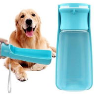 Detailed information about the product Portable Dog Water Bottle For Walking 19 Oz For Puppy Small Medium Large Dogs Dispenser Bowl Dog Accessories (19 Oz Blue)