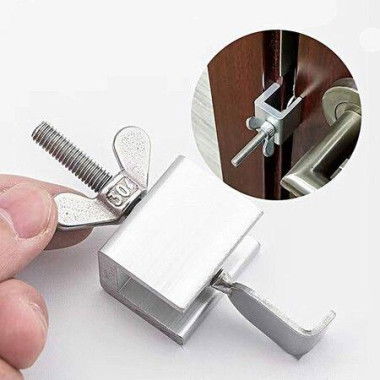 Portable Door Lock Home Security Door Locker Devices For Additional Safety Travel Lockdown LocksProtect Family Security In Traveling