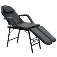 Detailed information about the product Portable Facial Treatment Chair Faux Leather 185x78x76 Cm Black
