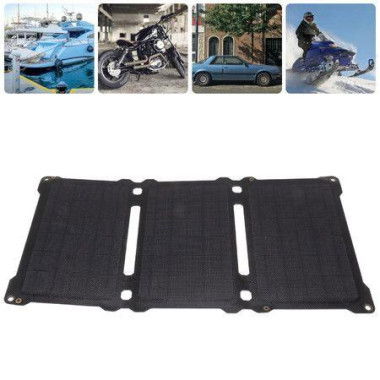 Portable Foldable Solar Panel Kit 30W Folding Solar Panel Energy Saving Excellent Performance 3-Fold Efficient For Mountaineering For Camping (Black)